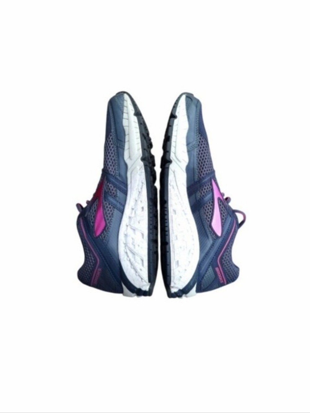 Brooks Addiction 12 Athletic Run Jog Walk Shoe Sneaker Blue Gray Pink Women 9.5 - Picture 4 of 8